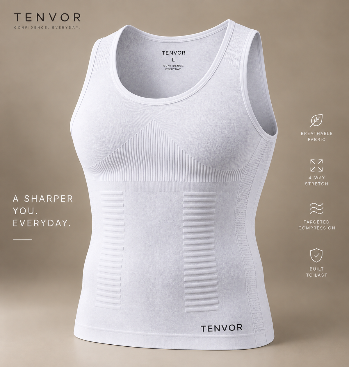 Tenvor SculptPro - High Compression Vest