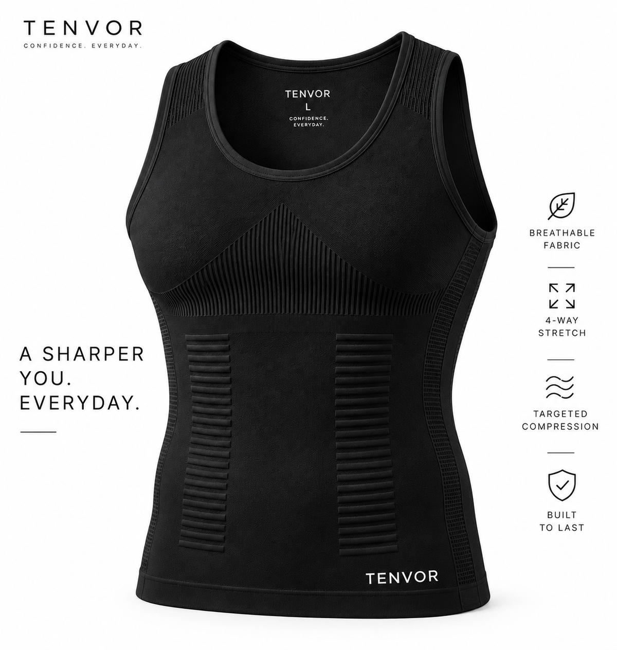 Tenvor SculptPro - High Compression Vest