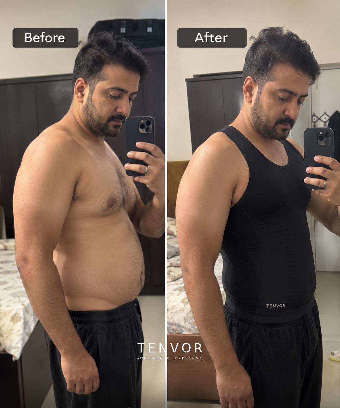 Tenvor before and after