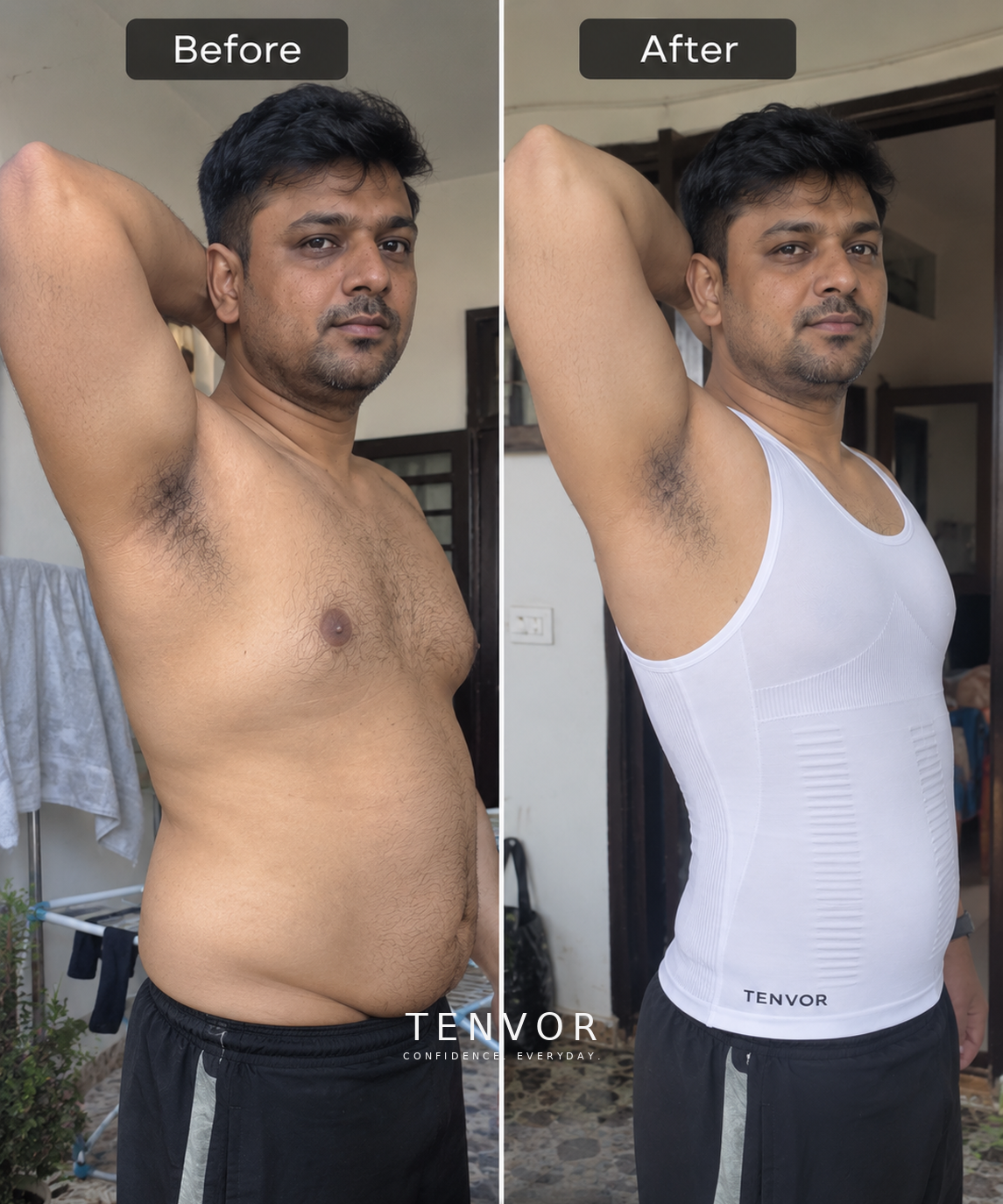 Tenvor before and after